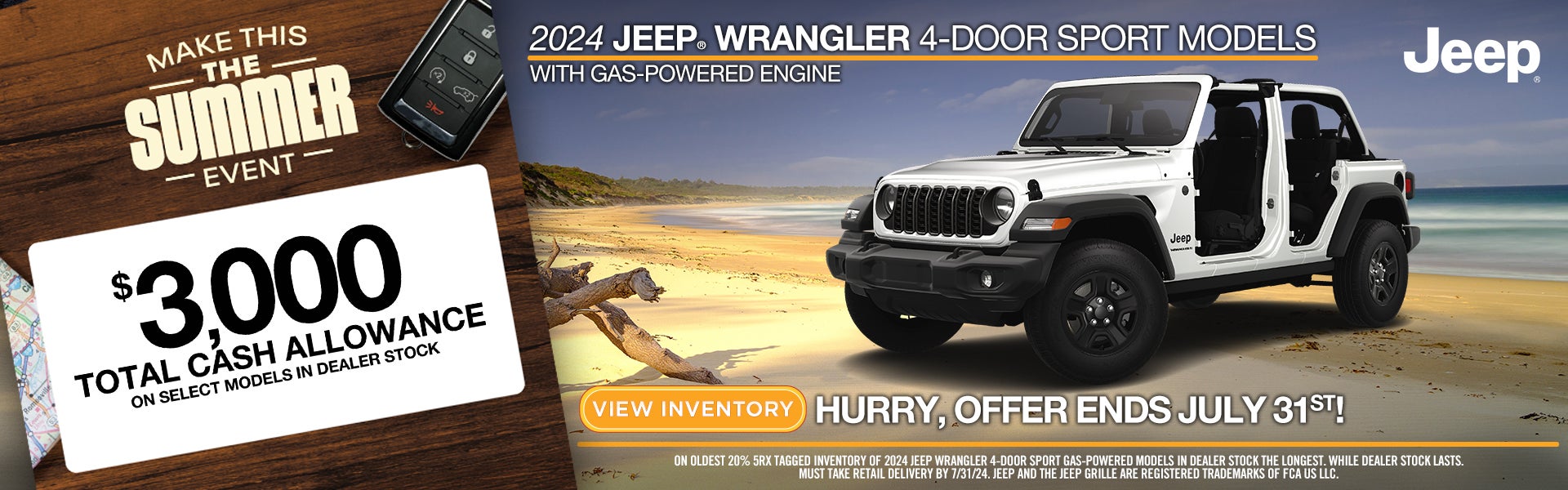 2024 Jeep Wrangler 4-Door Sport Models
